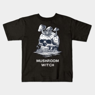 Mushroom Witch Kids T-Shirt